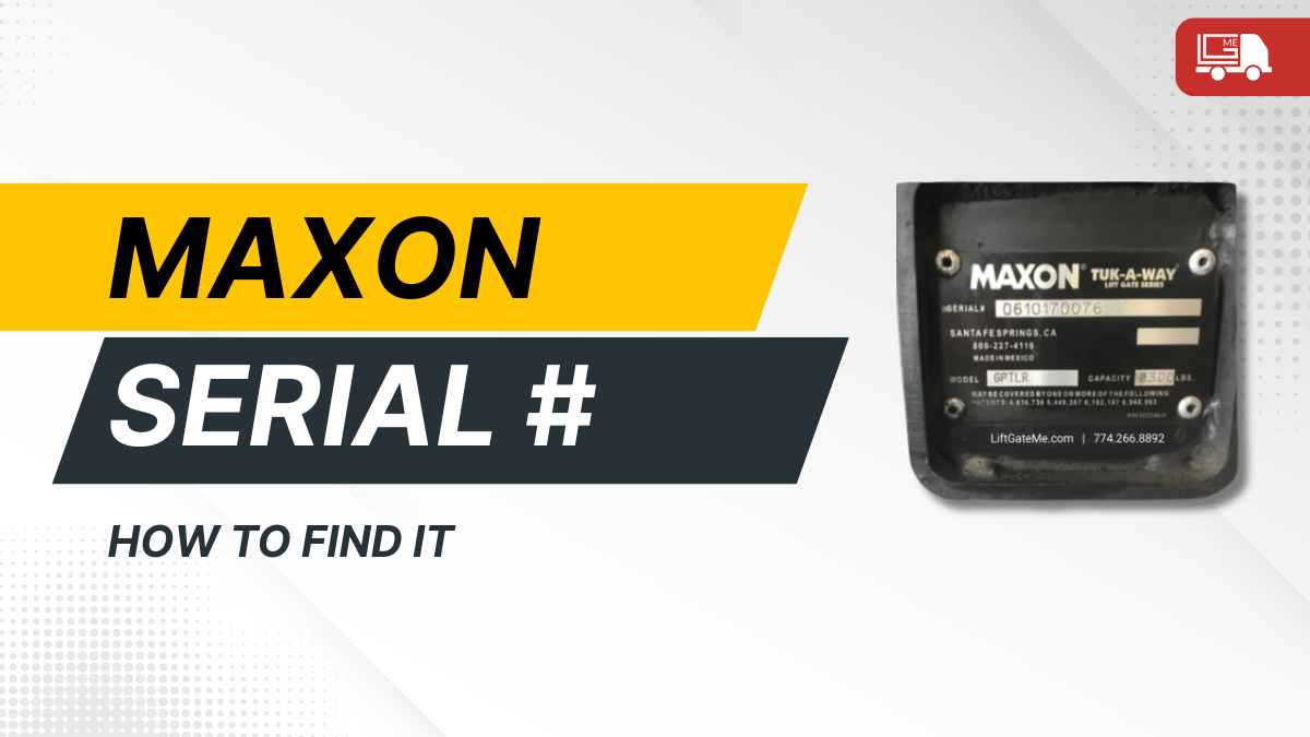 How do I find my Maxon Serial Number?