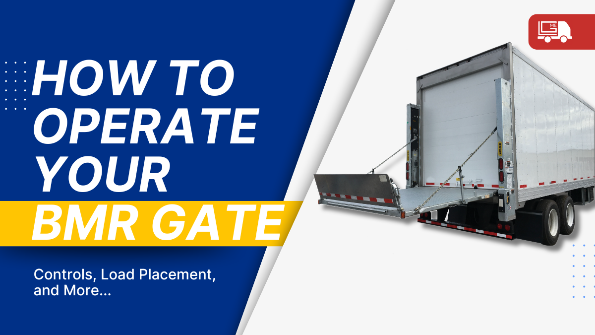 How to Operate a Maxon BMR Column Liftgate Safely and Correctly