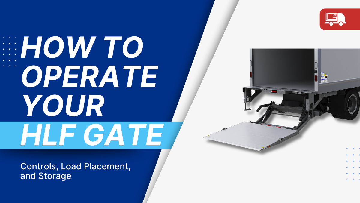 Waltco HLF Liftgate Operation Guide: Controls, Load Placement, and Storage
