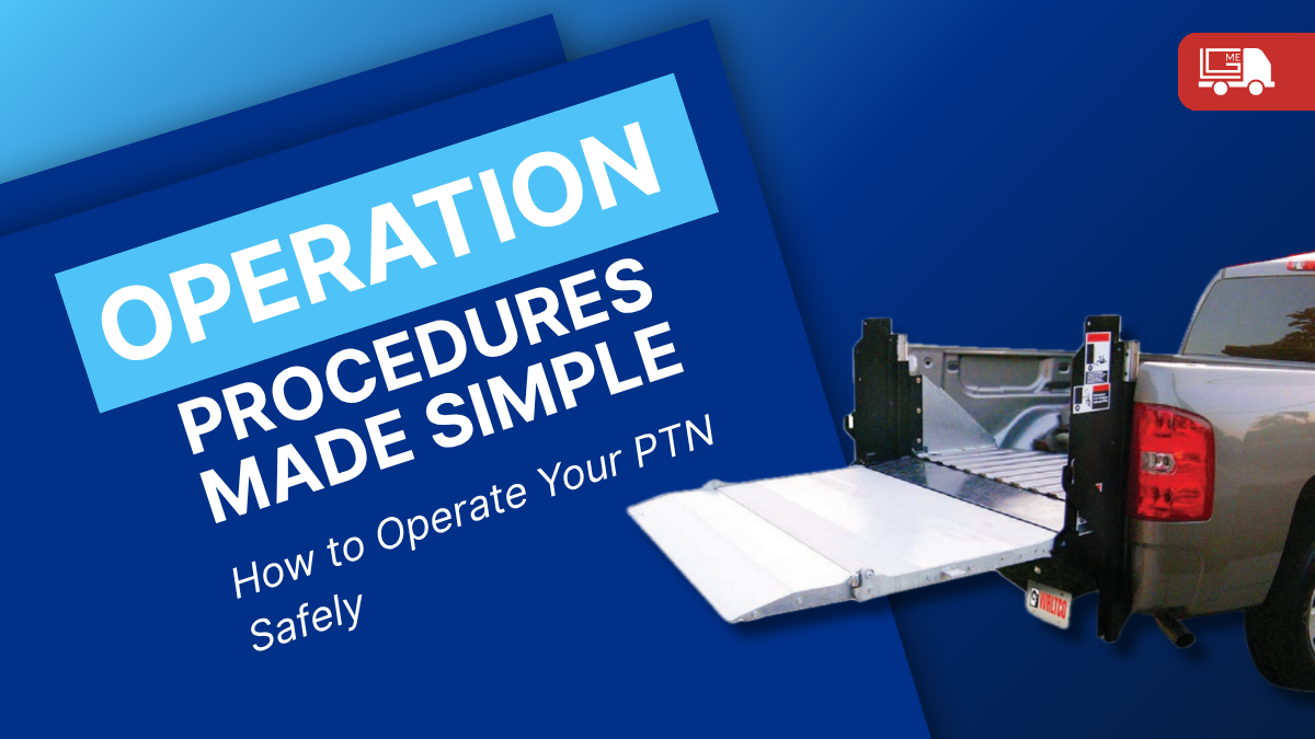 Waltco PTN Pickup Liftgate Operation and Safety Guide: Controls, Loads, and Lockouts