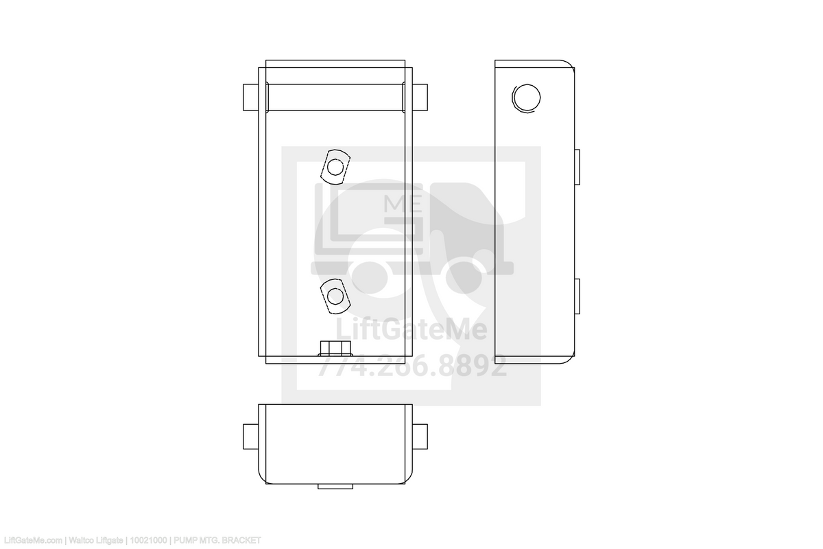 Waltco Liftgate Part Number 10021000 | pump mtg. bracket