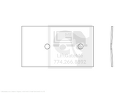 Waltco Liftgate Part Number 10021400 | pump backing plate