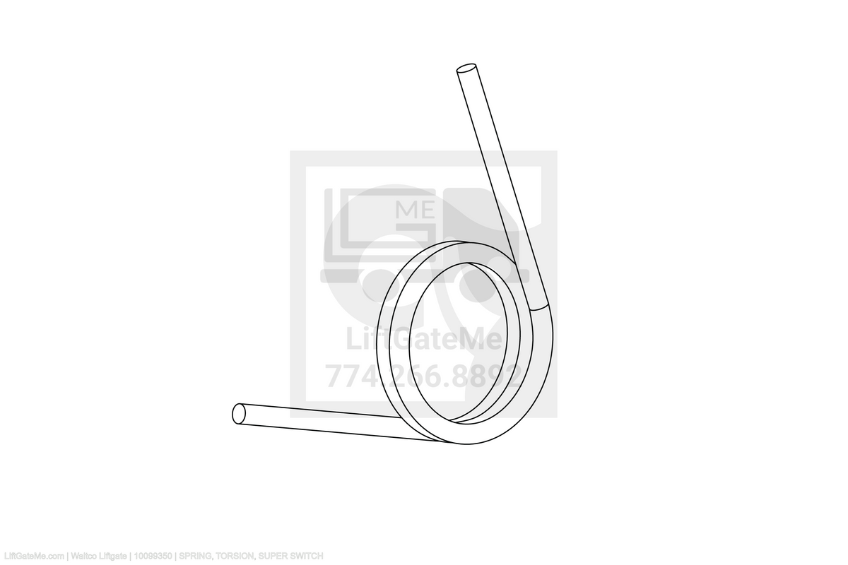 Waltco Liftgate Part Number 10099350 | spring, torsion, super switch