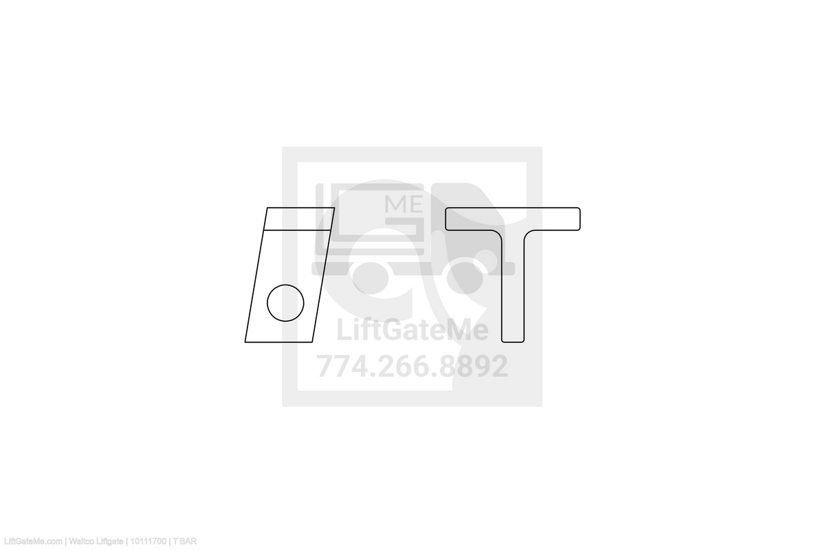 Waltco Liftgate Part Number 10111700 | t bar