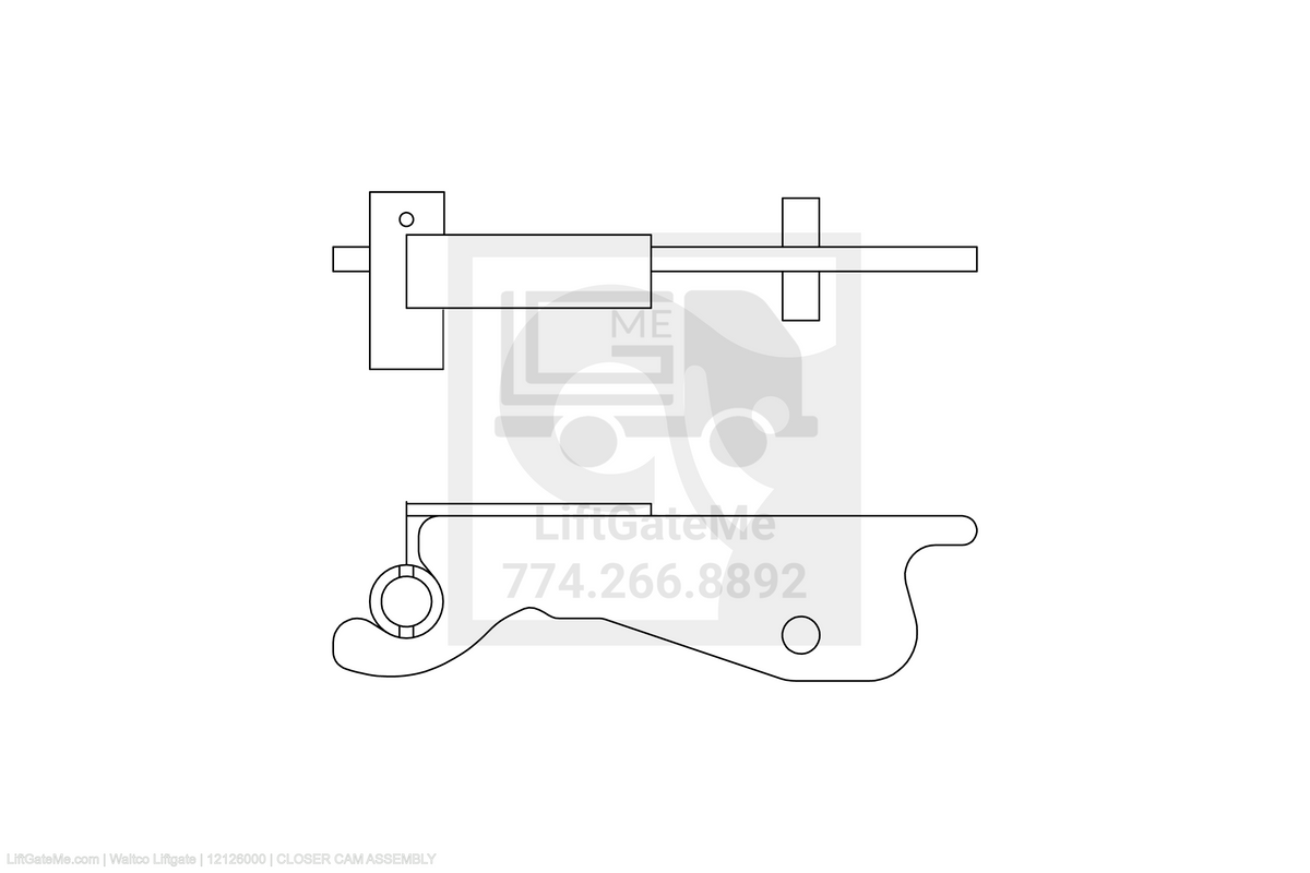 Waltco Liftgate Part Number 12126000 | closer cam assembly