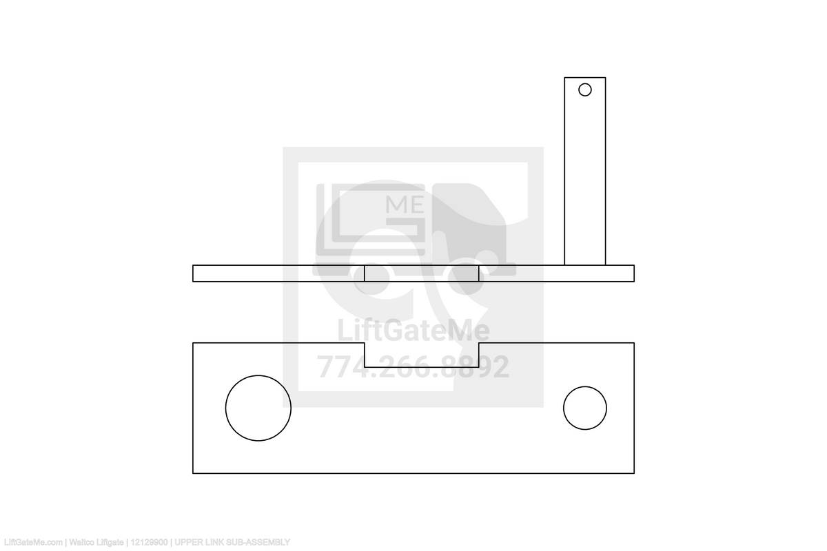 Waltco Liftgate Part Number 12129900 | upper link sub-assembly
