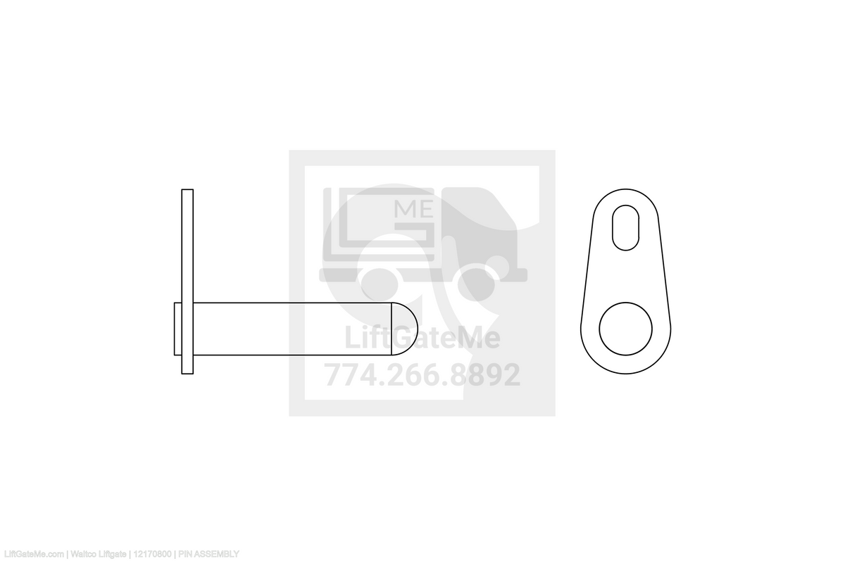 Waltco Liftgate Part Number 12170800 | pin assembly