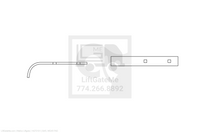 Waltco Liftgate Part Number 14272101 | bar, wear pad