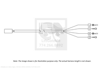 Waltco Liftgate Part Number 16612240 | wiring harness, platform lghts