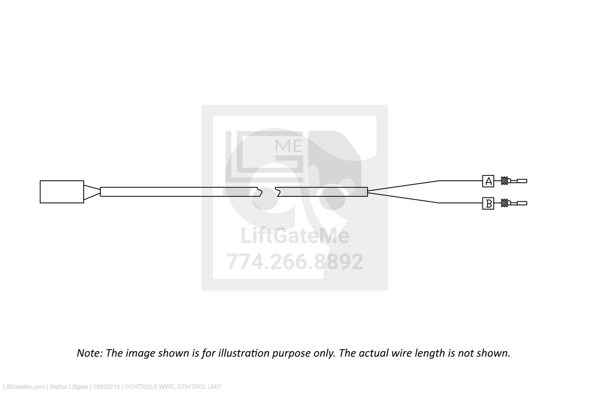 Waltco Liftgate Part Number 16625210 | controls wire, control unit