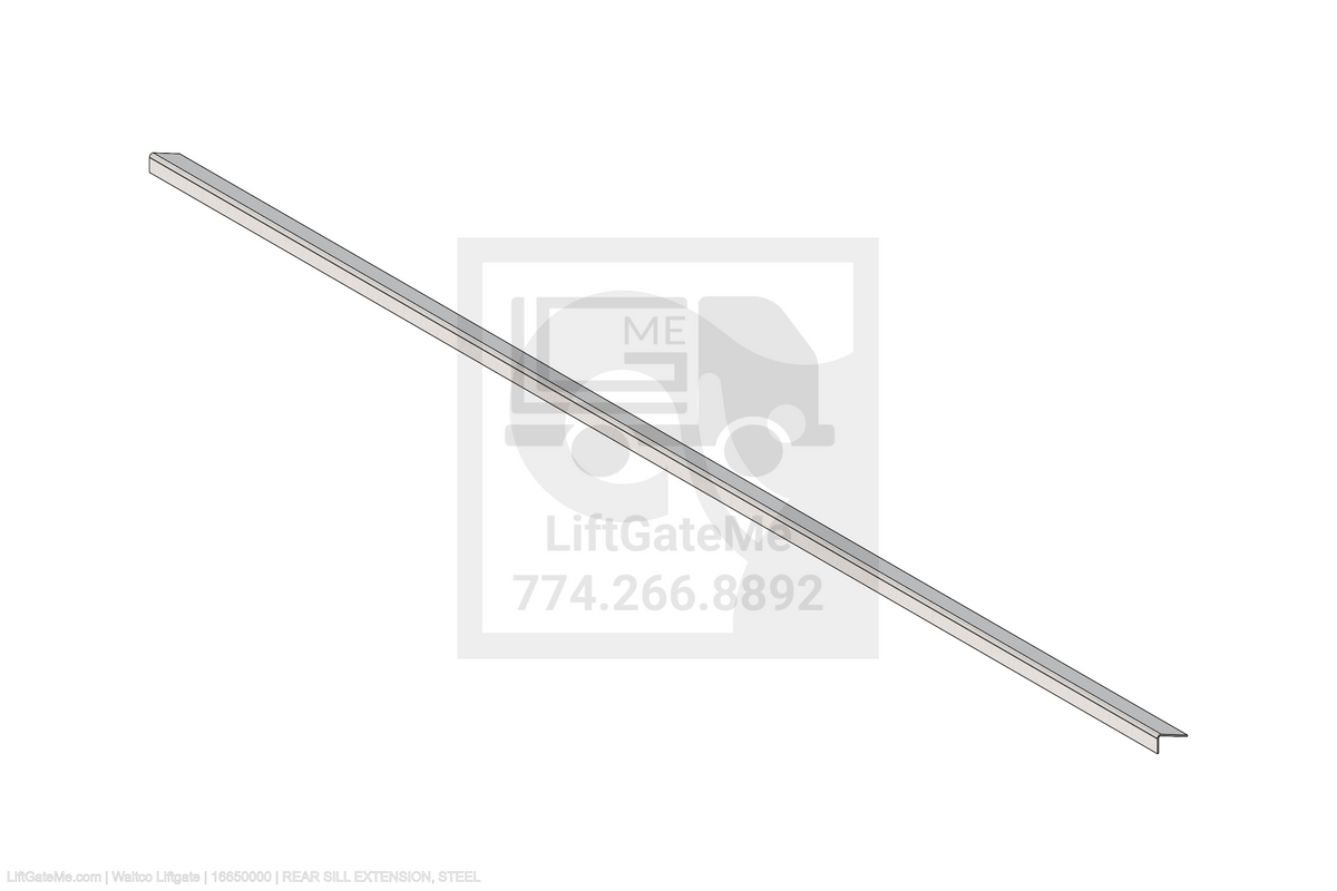 Waltco Liftgate Part Number 16650000 | rear sill extension, steel