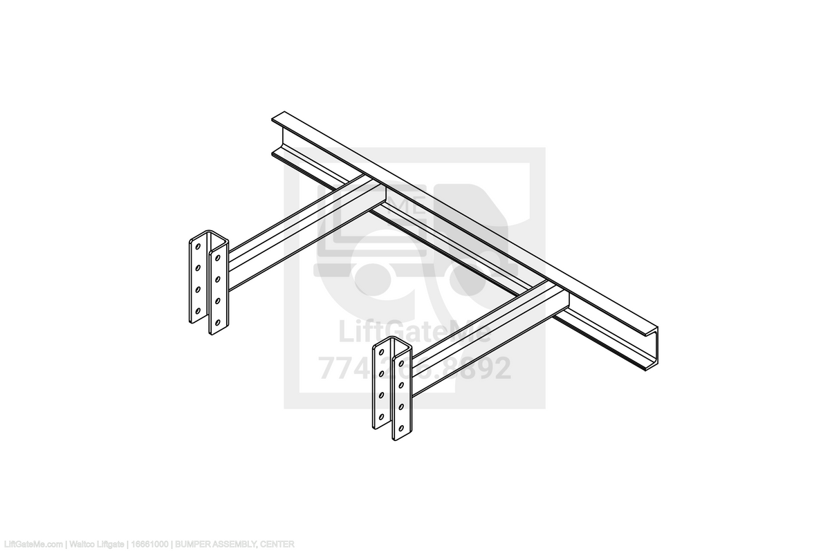 Waltco Liftgate Part Number 16661000 | bumper assembly, center