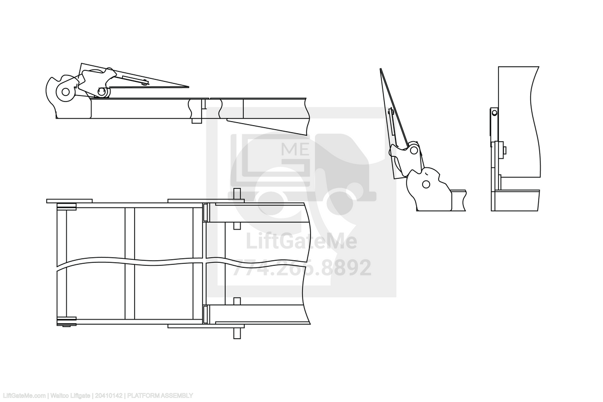 Waltco Liftgate Part Number 20410142 | platform assembly