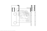 Waltco Liftgate Part Number 21251003 | stop block assembly