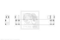 Waltco Liftgate Part Number 22151000 | stop block assembly