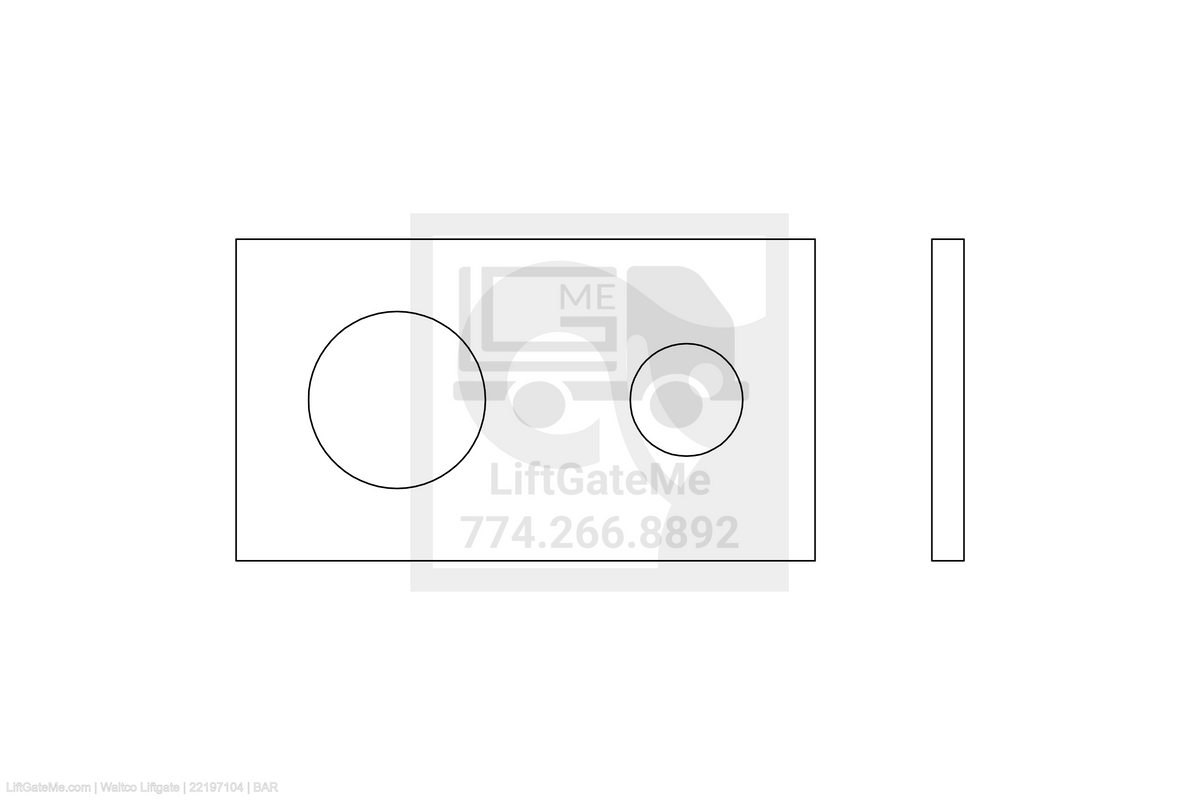 Waltco Liftgate Part Number 22197104 | bar