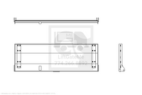 Waltco Liftgate Part Number 22518000 | aluminum deck weldment, 27x79,