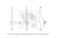 Waltco Liftgate Part Number 22530003 | lift arm assembly