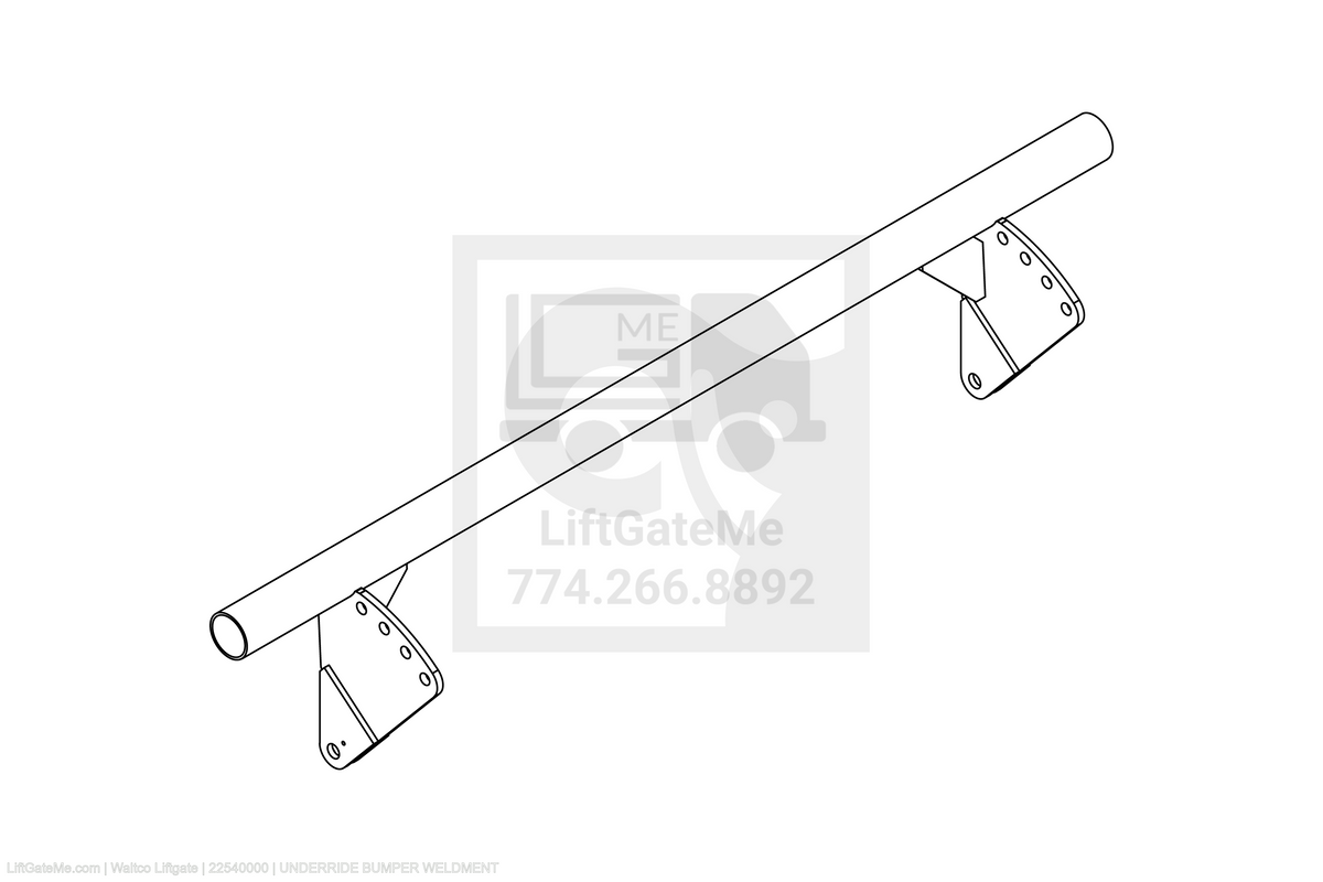 Waltco Liftgate Part Number 22540000 | underride bumper weldment