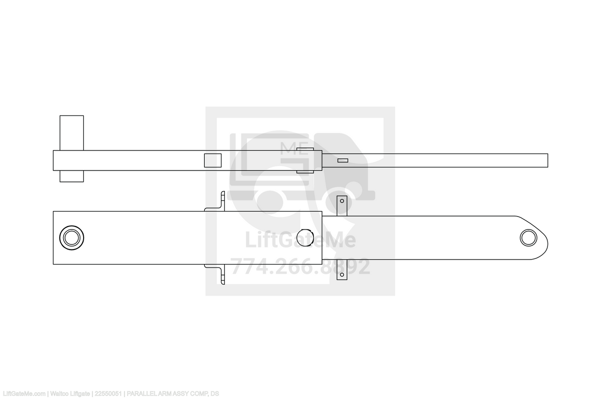 Waltco Liftgate Part Number 22550051 | parallel arm assy comp, ds