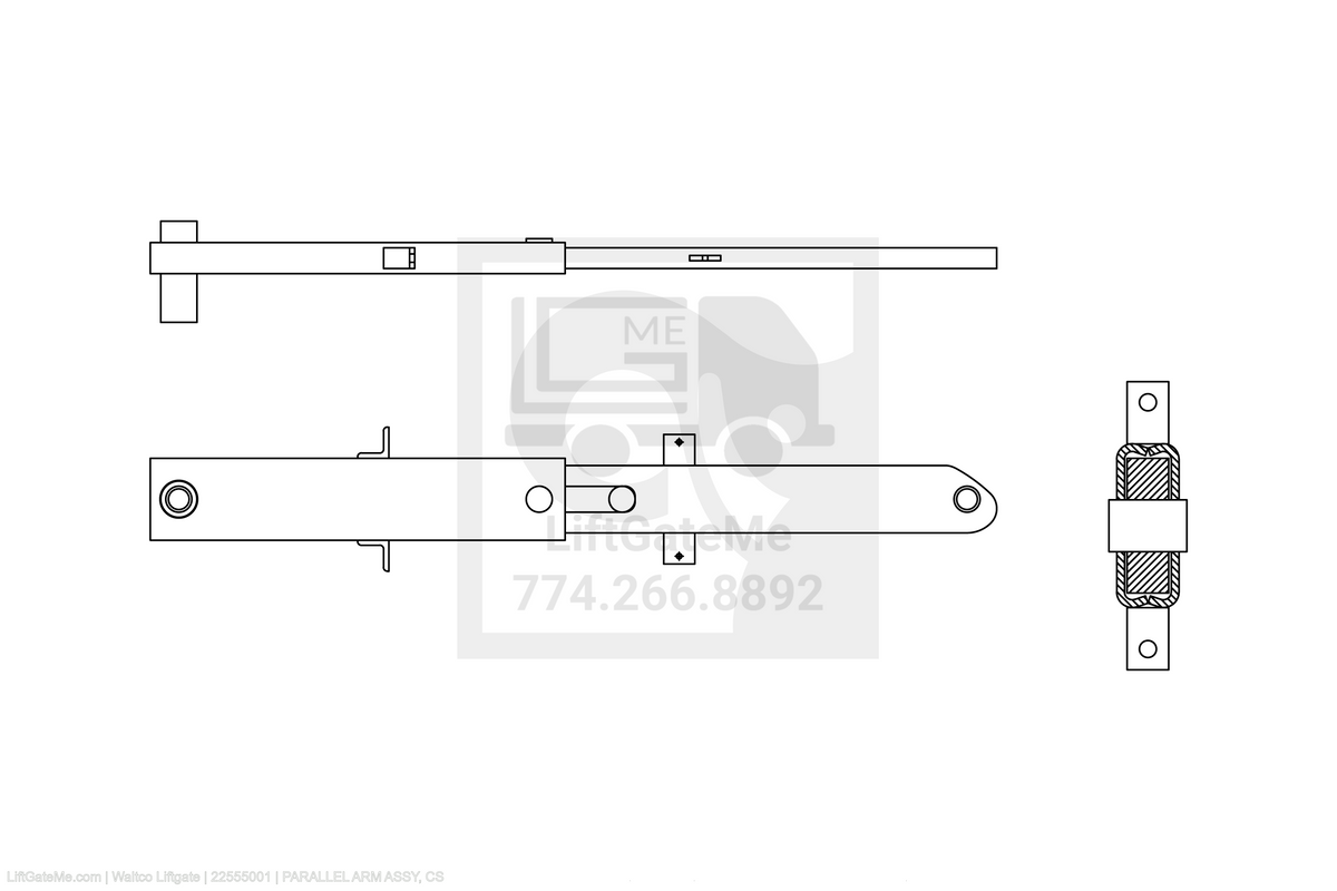 Waltco Liftgate Part Number 22555001 | parallel arm assy, cs