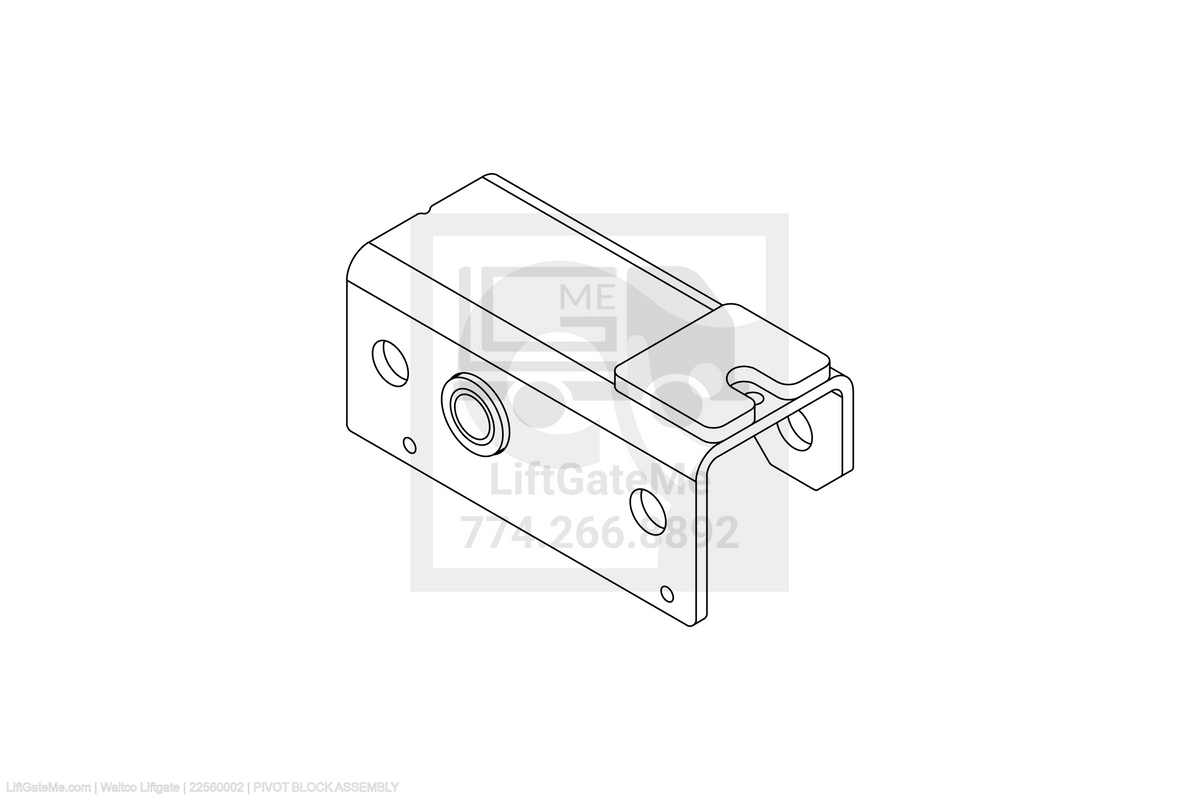 Waltco Liftgate Part Number 22560002 | pivot block assembly