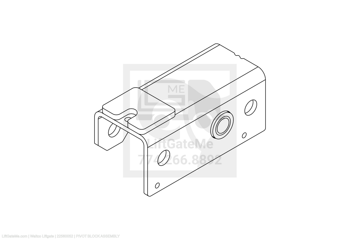 Waltco Liftgate Part Number 22560052 | pivot block assembly