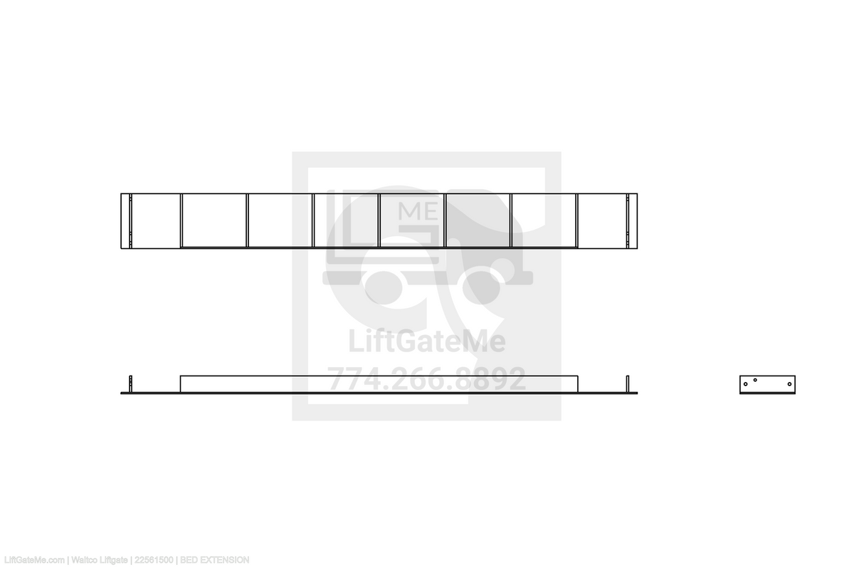 Waltco Liftgate Part Number 22561500 | bed extension
