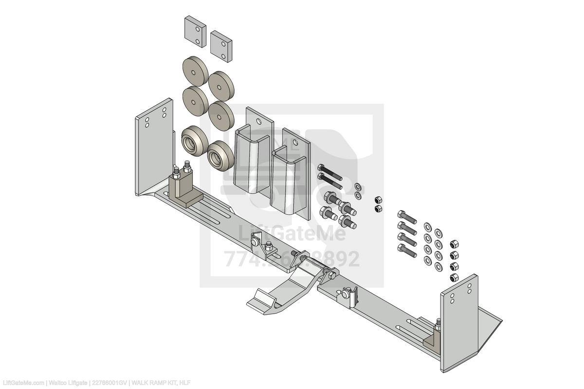 Waltco Liftgate Part Number 22766001gv | walk ramp kit, hlf