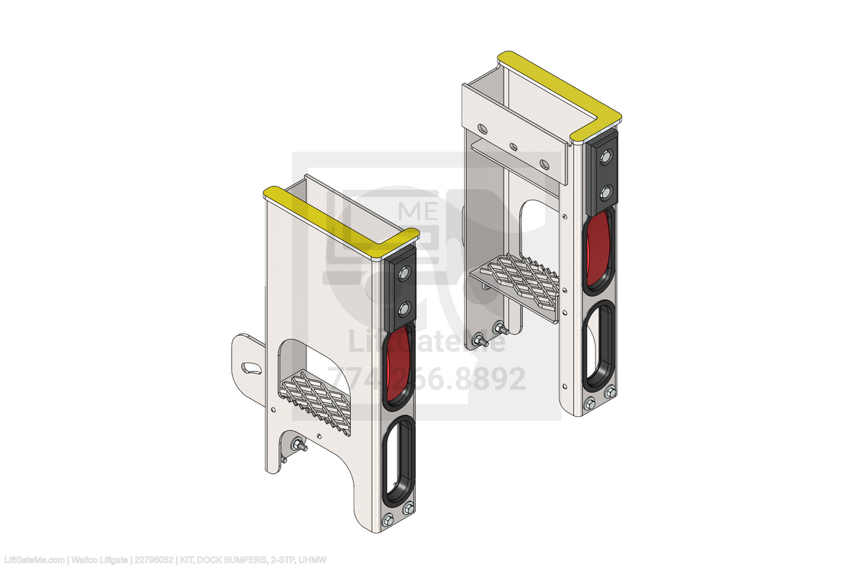 Waltco Liftgate Part Number 22796052 | kit, dock bumpers, 2-stp, uhmw