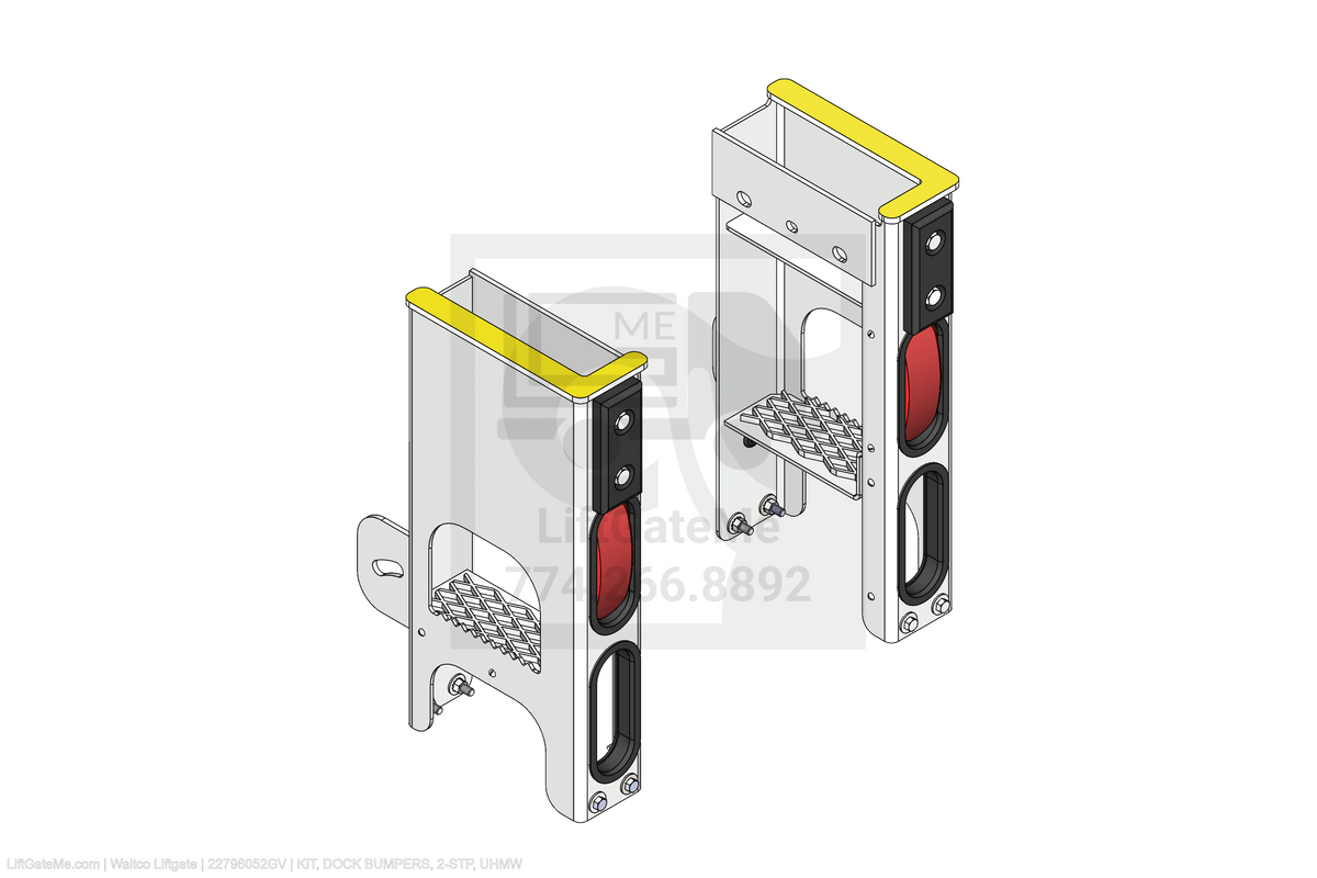 Waltco Liftgate Part Number 22796052gv | kit, dock bumpers, 2-stp, uhmw