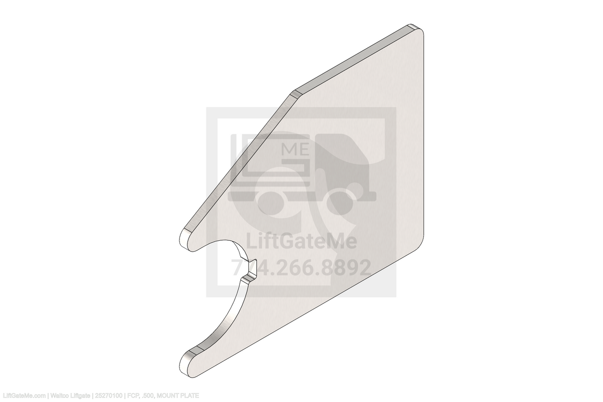 Waltco Liftgate Part Number 25270100 | fcp, .500, mount plate