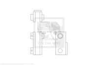 Waltco Liftgate Part Number 26251050 | hinge assy, ds, half dip