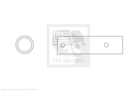 Waltco Liftgate Part Number 26263202 | round tube