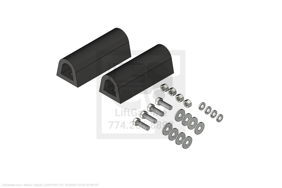 Waltco Liftgate Part Number 26297003 | kit, rubber dock bumper