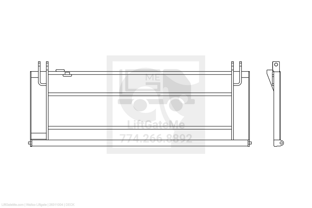 Waltco Liftgate Part Number 26311004 | deck