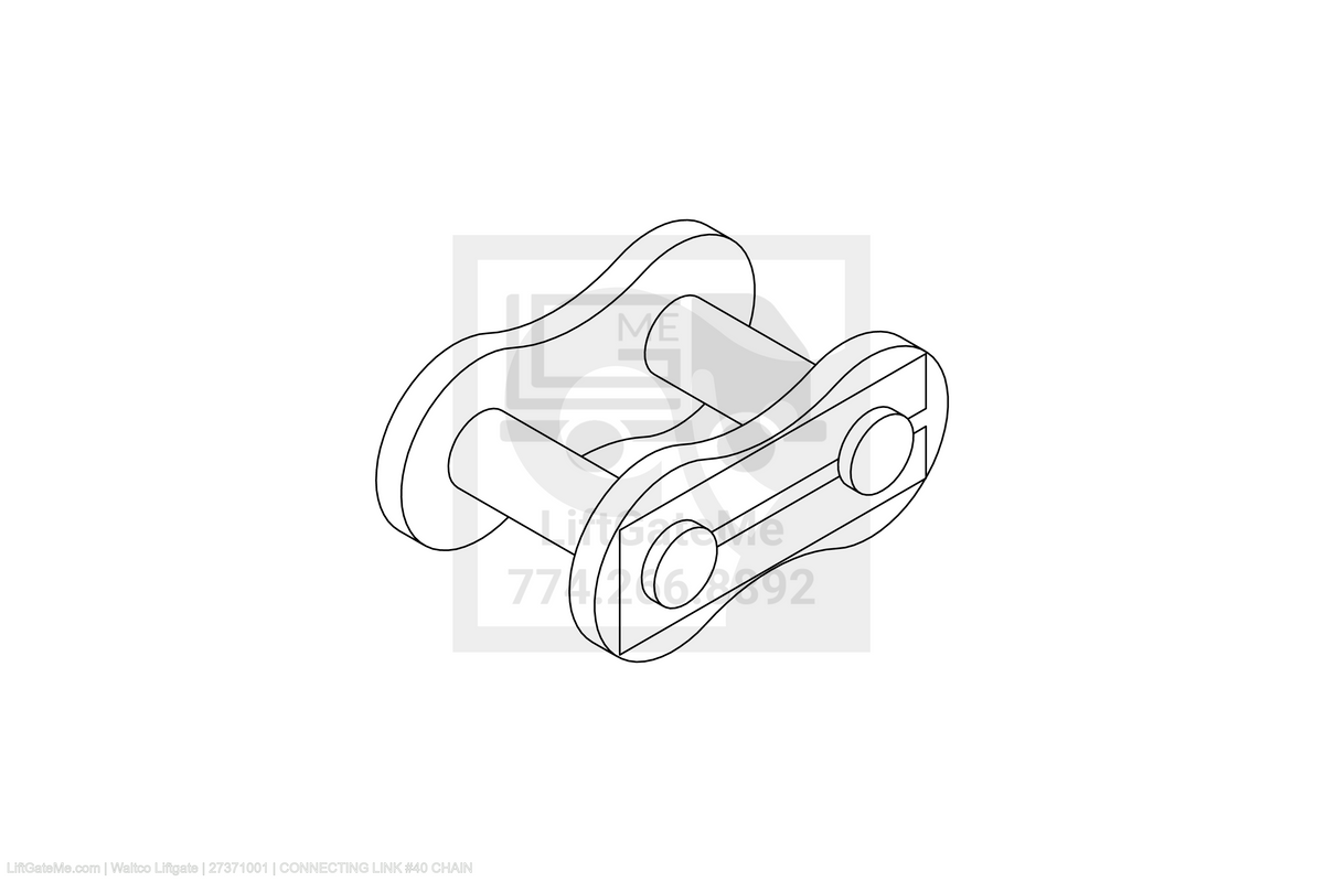 Waltco Liftgate Part Number 27371001 | connecting link #40 chain