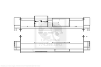 Waltco Liftgate Part Number 27520000 | mount frame weldment w/ boxes