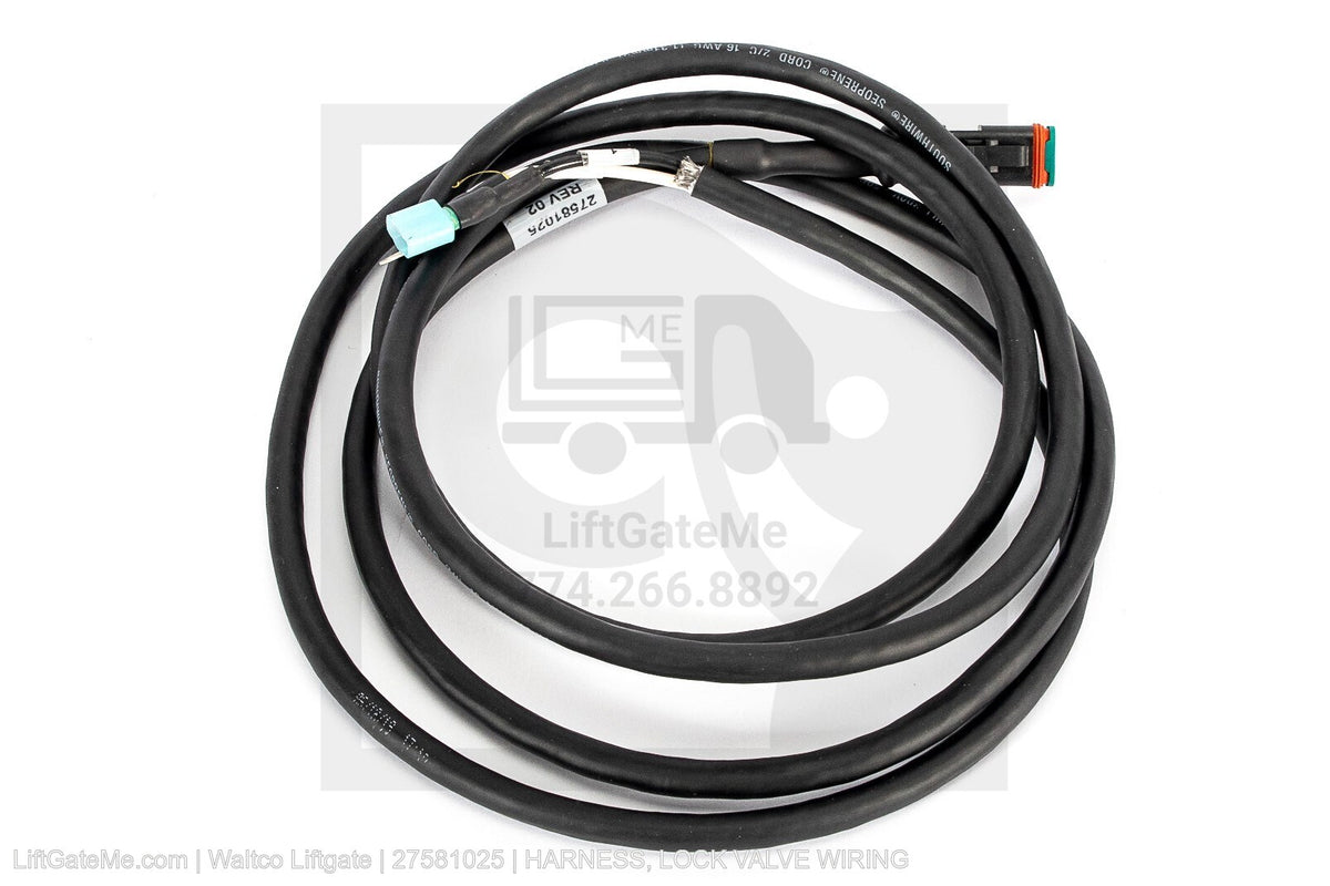 Waltco Liftgate Part Number 27581025 | harness, lock valve wiring