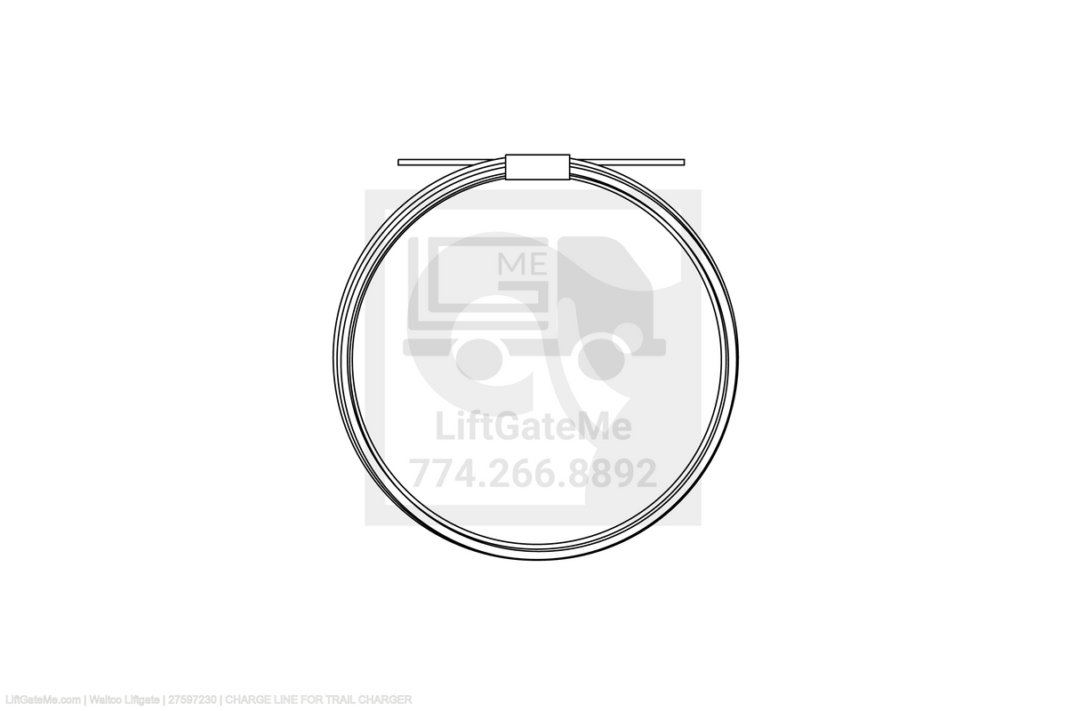 Waltco Liftgate Part Number 27597230 | charge line for trail charger