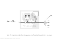 Waltco Liftgate Part Number 27897050 | harness, main light gt