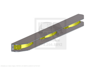 Waltco Liftgate Part Number 27897055 | led amber aluminum caution bar