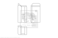 Waltco Liftgate Part Number 31413251 | pivot assembly, linkage