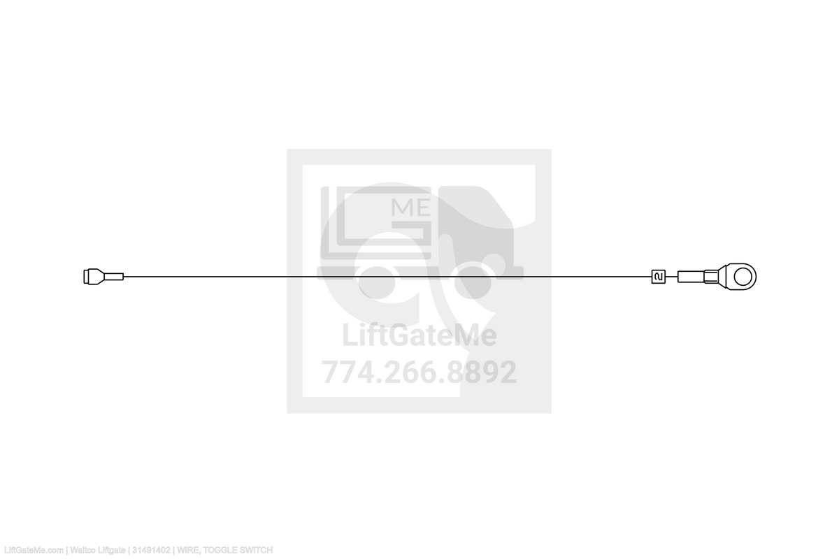 Waltco Liftgate Part Number 31491402 | wire, toggle switch