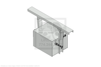 Waltco Liftgate Part Number 31592001 | battery box assembly complete