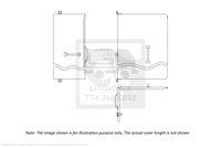 Waltco Liftgate Part Number 31691001 | hydraulic enclosure cover assy