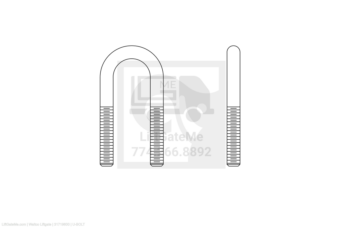 Waltco Liftgate Part Number 31719600 | u-bolt