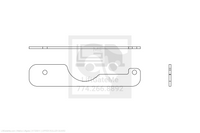 Waltco Liftgate Part Number 31725011 | upper roller guard