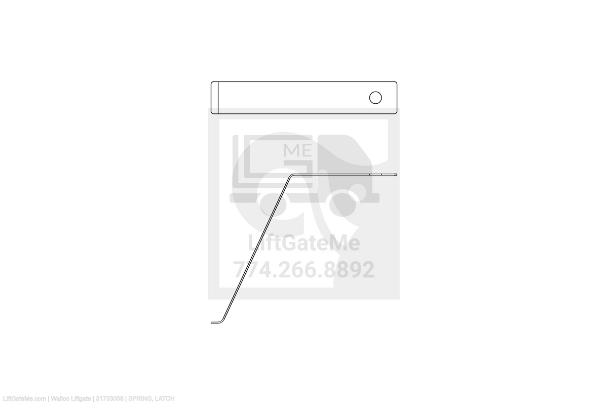 Waltco Liftgate Part Number 31733008 | spring, latch