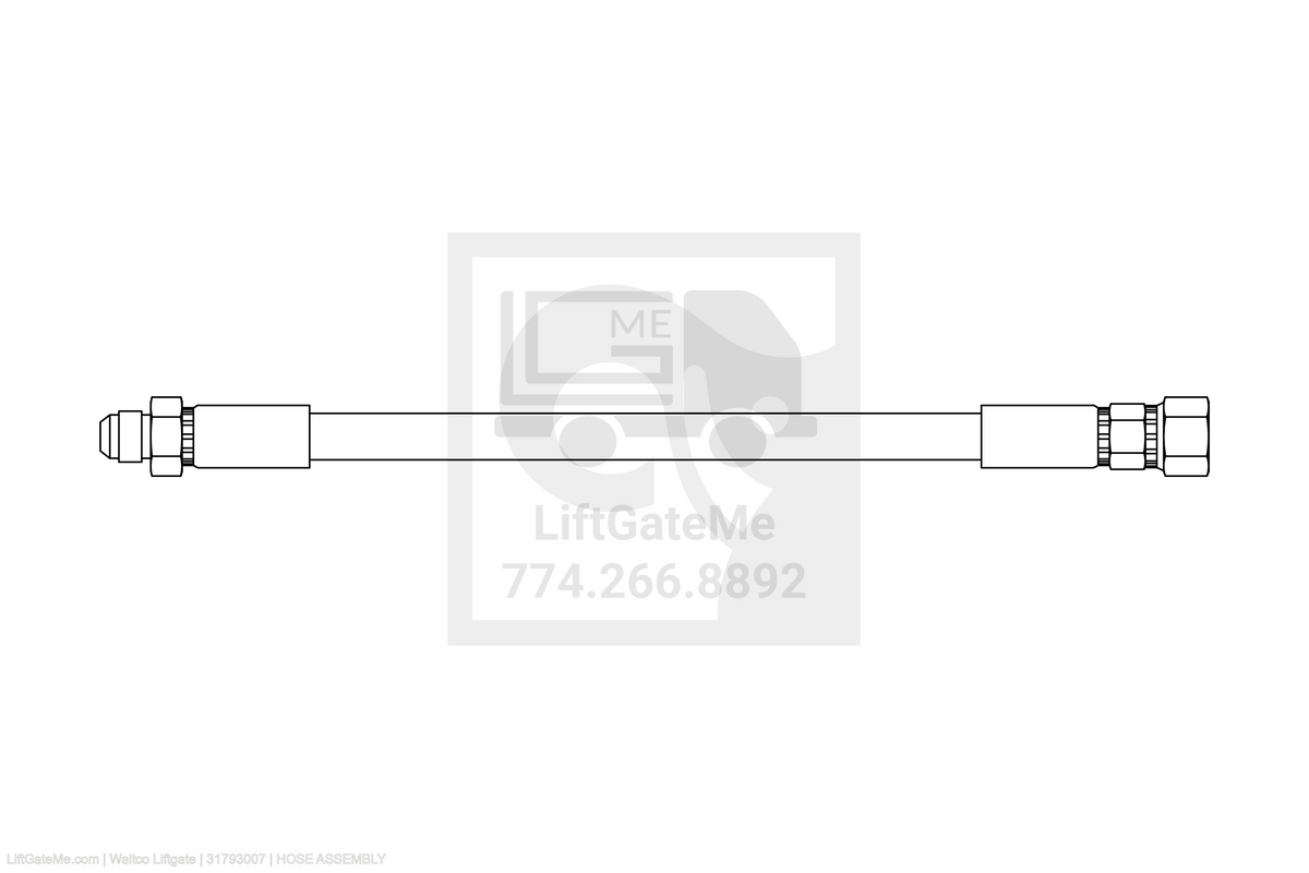 Waltco Liftgate Part Number 31793007 | hose assembly